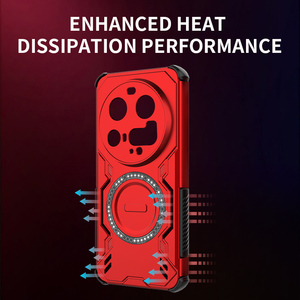 Coque de protection robuste pour <span class=keywords><strong>Xiaomi</strong></span> 15T Pro OnePlus 15, anti-chute, refroidissement, charge magnétique sans fil - Product Image 5