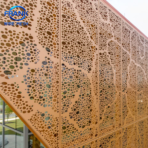Tôle d'aluminium perforée en acier inoxydable personnalisée pour la décoration architecturale et les façades murales artistiques - Product Image 6