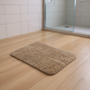 Astra Saugaktivmatte 60x75 Cm Beige Bath <b>Mat</b> For Bathroom <b>Floor</b> - Product Image 3