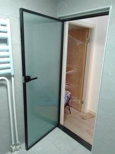 Diseño Crash Almuniumn Glass Windlass Mujeres Baño Interior Venta al por menor Operador <span class=keywords><strong>de</strong></span> ducha-top Swing Louver Door - Product Image 3