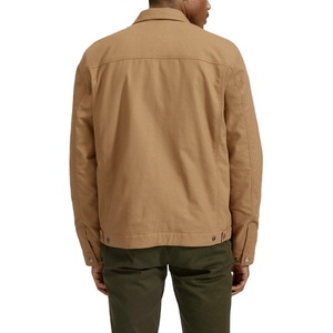 Chaqueta Bomber Casual para Hombre, con Logotipo Personalizado, Resistente al Viento, Ecológica, con Cierre, Tejida en Poliéster y Algodón, para Primavera y Otoño, OEM - Product Image 4