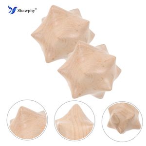 Holz-Massagebälle Triggerpunkt-Nadeln Akupressur Aktiv-Massagegerät Stacheliger Harter Physiotherapie-Massageball mit Musikfunktion für Körper Hand Handfläche - Product Image 1