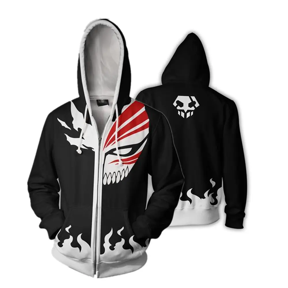 Mens Hoodies Hood Anime Bleach | Anime Sweatshirt Bleach Mens | Pullovers Anime  Bleach - Hoodies & Sweatshirts - Aliexpress