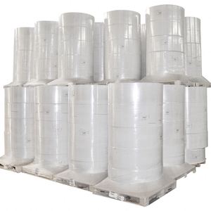 PPポリエチレンジャンボロール自己接着PE PET BOPP光沢パールホワイトラベル紙プロモーション用 - Product Image 3