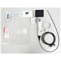 Endoscope vidéo médical flexible SY-P029-3 avec moniteur 3,5 pouces, canal de travail de 1,6 mm pour l'endoscopie ORL