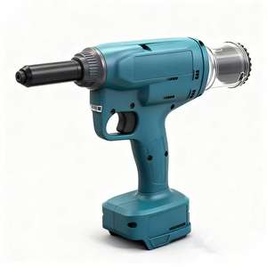 ปืนยิงรีเวทลิเธียมไอออนแบบชาร์จไฟได้ รุ่นใหม่ ข้ามพรมแดน 21V ปืนยิงรีเวทไฟฟ้าอัตโนมัติ พร้อมระบบรีไซเคิลรีเวท - Product Image 5