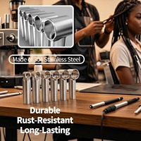 Dreadlock-Maschine mit 0,3/0,4/0,47 Zoll Aufsätzen, Automatischer Schneller und Einfacher Dreadlocks-Hersteller, Instant Locs Werkzeug-Set
