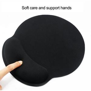 Customizable Colorful Non-Slip PU Base Silicone Rectangular Ergonomic Mousepad Mouse Keyboard Wrist Rest Support Set for Office - Product Image 3