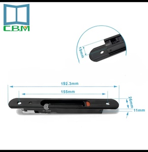 Loquets de fenêtre modernes en alliage d'aluminium de l'usine de Foshan avec installation par vis, <span class=keywords><strong>prix</strong></span> compétitif Sénégal Angola Ghana Afrique - Product Image 3