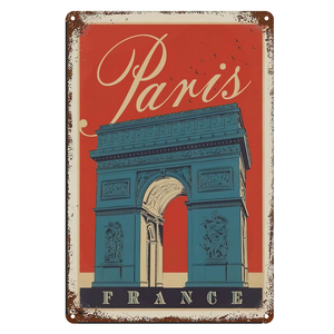 Panneaux en métal souvenir de <span class=keywords><strong>Paris</strong></span>, France, pour la décoration de la dépendance masculine - Product Image 4