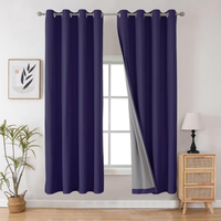 Cortinas Modernas de Lujo Personalizables con Ojales para Sala de Estar, Cortinas Opacas de Alta Calidad al por Mayor, 100% Poliéster