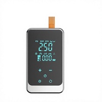 Cross-border Exclusive Wireless Smart Touch-screen Rechargeable Single Cylinder Car Tire Inflator ABS Fast Inflation Lighting