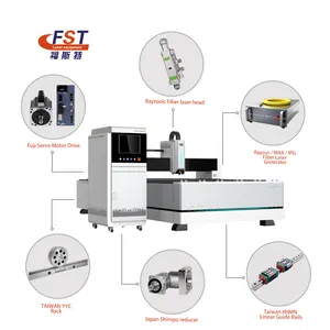 3015 1500W 2000W 3000W sợi máy cắt laser cho tấm kim loại CNC kim loại máy cắt laser nóng bán