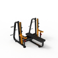 Banc de musculation en acier Yuwei YW-M021 avec support de squat - Réglable, durable, stable et sûr