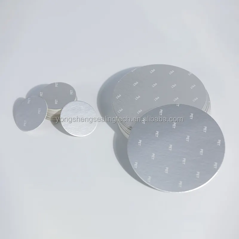 Proveedores de China, revestimiento de sello de wads de papel de aluminio para tarro de plástico