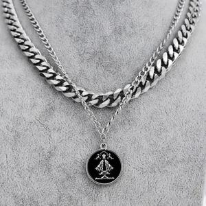 Cadena Cubana Miami Chapada en Oro para Mujer, Nuevo Diseño de Cadena para Hombre, Venta Directa de Fábrica, Joyería de Acero Inoxidable - Product Image 3