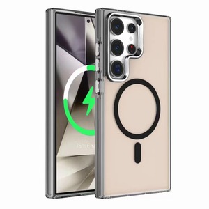 Funda Magnética para Teléfono Móvil <span class=keywords><strong>Samsung</strong></span> <span class=keywords><strong>Galaxy</strong></span> S23 PLUS/S24 Ultra, con Galvanoplastia de <span class=keywords><strong>Alta</strong></span> <span class=keywords><strong>Gama</strong></span>, Doble Cara, Color Plateado, IMD - Product Image 6