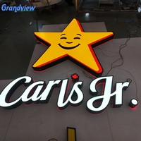 Enseigne Métallique Personnalisée 3D en Acier Inoxydable avec Rétroéclairage LED, Lettres Murales Publicitaires pour Entreprises