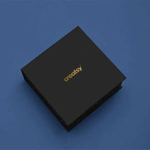 กล่องของขวัญโลโก้ปั๊มฟอยล์ทองคุณภาพสูง กระดาษเคลือบพร้อมฝาแม่เหล็ก เคลือบ UV ออกแบบด้วยโปรแกรม <span class=keywords><strong>Adobe</strong></span> <span class=keywords><strong>Indesign</strong></span> สำหรับงานนำเสนอ - Product Image 4