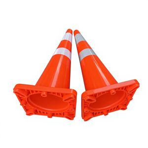45cm 70cm 90cm ağır trafik güvenliği koni turuncu kırmızı <span class=keywords><strong>PVC</strong></span> tedarikçisi fiyat yansıtıcı trafik güvenliği koni uyarı konileri - Product Image 5