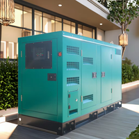 Générateur diesel insonorisé Zaofeng KH-50GF 60 kVA, groupe électrogène silencieux compact 50 kW, 70 kVA triphasé avec contrôle AVR - Meilleure vente