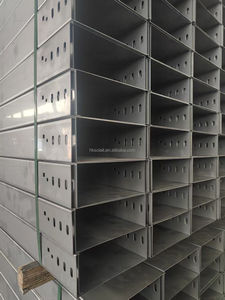 Cheminées de câblage ignifuges thermolaquées, cheminées de câblage métalliques à grande portée en acier inoxydable et en alliage d'aluminium - Product Image 6