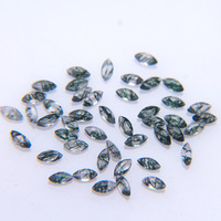 Agate mousse verte naturelle à facettes en forme d'oeil de cheval pierre précieuse traitée thermiquement pierre précieuse en vrac pour la conception de bijoux pour bagues pendentifs