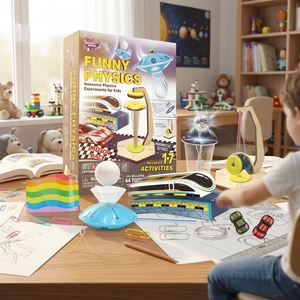 Seventeen Kit di esperimenti scientifici per bambini Scientist Costume gioco di ruolo STEM apprendimento educativo strumenti scientifici per bambini - Product Image 1