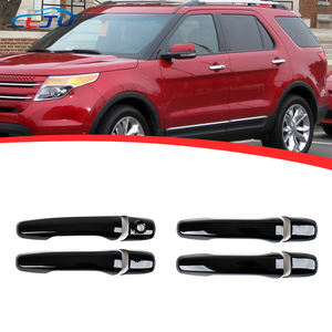 Accessoires d'extérieur Bande de protection pour poignée de porte de voiture Autocollant pour cuvette extérieure pour Ford Explorer 2011-2018 - Product Image 1
