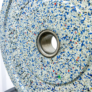 תחרות פגוש משקל צלחות כושר ציוד כושר משקולות משקולות ציוד הרמת משקולות עם גרגיר צלחת גומי - Product Image 2