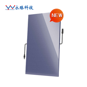 Yonz bipv 50W 80W 100W 120W panel năng lượng mặt trời PV bảng điều khiển năng lượng mặt trời hai mặt kính mô-đun nửa tế bào đầy màu sắc - Product Image 5