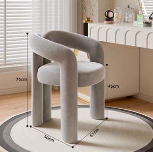 2025 Light Luxury Modern Design Makeup <strong>Chair</strong> for Female Dining Table Nail Salon <strong>Chair</strong> for Bedroom - Product Image 5