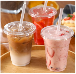 Gobelets en plastique transparent jetables <span class=keywords><strong>de</strong></span> 24 oz avec couvercles et pailles, pour aliments pour animaux, qualité alimentaire, fabriqués en PET et PP - Product Image 5