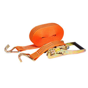 Correa de trinquete Wantu de 2 pulgadas de polipropileno con doble gancho de acero para control de carga y amarre - Product Image 3