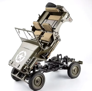 FMS ROCHOBBY 1941 MB Scaler Willys <span class=keywords><strong>JEEP</strong></span> con Ammortizzatori a Olio, 4WD 4X4, Scala 1:6, Fuoristrada, Telecomando 2.4G, Crawler RC, Modellino Hobby - Product Image 4
