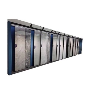 Aviation Ring Display <b>Stand</b> Tile Sample Display Rack Custom Made Adjustable Sliding <b>Shelf</b> For Showcasing Tiles Wood Flooring - Product Image 1