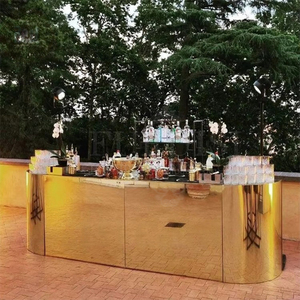 Luxury Event <strong>Portable</strong> Cocktail <strong>Bar</strong> Counter Outdoor Party Event <strong>Bar</strong> for Rental - Product Image 2