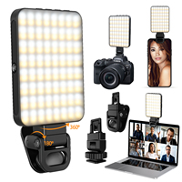 Lumière de remplissage magnétique LED pour vidéoconférence, lumière de remplissage portable pour téléphone, lumière de diffusion en direct, lumière photo RGB, lumière de poche pour appareil photo