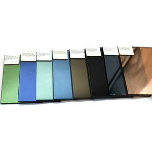 Verre réfléchissant teinté bronze de 6 mm pour murs-rideaux, isolation thermique, façade de bâtiment, protection solaire - Vente en gros - Product Image 4