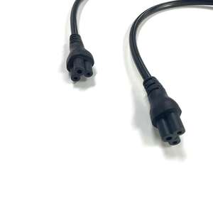 สายชาร์จแล็ปท็อป 10A 125V 18AWG มาตรฐานอเมริกา NEMA 5-15P ต่อ C5 (<span class=keywords><strong>Clover</strong></span> Leaf) สายไฟ AC - Product Image 4