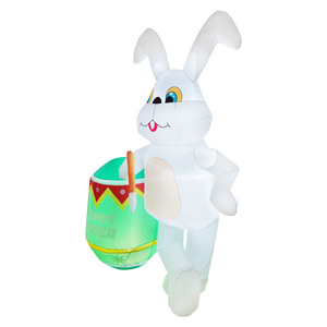 Decoración Inflable <span class=keywords><strong>de</strong></span> Conejo Blanco al Mejor <span class=keywords><strong>Precio</strong></span> del Fabricante 2024, <span class=keywords><strong>Huevo</strong></span> Verde Inflable para Jardín, <span class=keywords><strong>Patio</strong></span> y Césped - Product Image 4