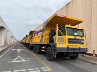 Camion à benne basculante lourd de marque PX à prix avantageux 6*4 Camions lourds de haute qualité MT86 60 tonnes Moteur Weichai 530 CV Camion à benne basculante minier