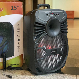 Altavoz Karaoke Inalámbrico <span class=keywords><strong>Bluetooth</strong></span> de 15 Pulgadas con Puerto USB y Luz LED, Altavoz Karaoke <span class=keywords><strong>Bluetooth</strong></span> - Product Image 6