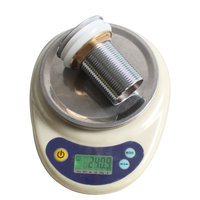 WaiiHO 018 Siphon de sol pour lavabo en laiton chromé à clapet rabattable de 3 pouces pour cuisine et salle de bain