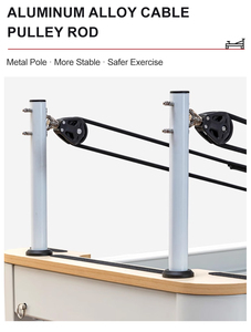 <span class=keywords><strong>Reformer</strong></span> in Lega di Alluminio DEREN con Mezza Torre per Studio <span class=keywords><strong>Pilates</strong></span>, Allenamento ed Esercizio Fisico, <span class=keywords><strong>Benefici</strong></span> per la Salute - Product Image 3