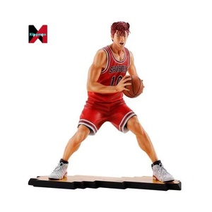 Slam Dunk GK Dribbling Jugador <span class=keywords><strong>de</strong></span> baloncesto apasionado Sakuragi Hanamichi Pose <span class=keywords><strong>de</strong></span> pie Modelo Estatua en caja Exhibición coleccionable - Product Image 3