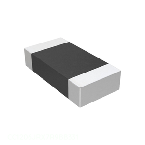 Condensador Cerámico MLCC de Montaje Superficial, Canal del Fabricante 1206 (3216 Métrico), 330 pF, 50V, X7R, 1206, CC1206JRX7R9BB331 - Product Image 1