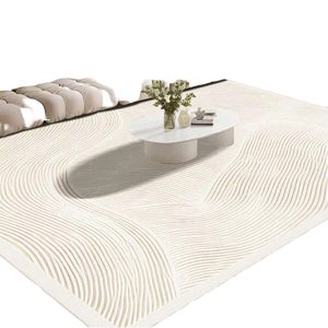 Tapis pliable antidérapant en velours polyester de style moderne, toucher doux, insonorisé, motif abstrait, salon, machine à café - Product Image 1