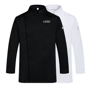 Tenue de Travail : Combinaison et Jupe de Travail pour Femmes <span class=keywords><strong>XL</strong></span>, Uniforme de <span class=keywords><strong>Chef</strong></span> Élégant à Manches Longues, Veste de <span class=keywords><strong>Chef</strong></span> à Manches Longues - Product Image 5