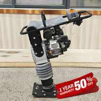 Compacteur de sol vibrant à moteur essence 6,5 CV à haute efficacité opérationnelle pour la construction